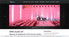 Desktop Screenshot of dnastudio.it